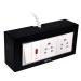 Palfrey Black Electric Extension Board - 5A + 5A + 1 USB Socket with Master Switch and Heavy Duty 2 Meter Wire