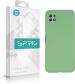Sprig Liquid Silicone Green Back Cover For Samsung Galaxy A22 5G, Galaxy A22 5G
