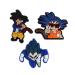YellowCult Pack of 3 Shoe charms for Clog Shoes, Wristband Charm, Shoe, Bracelet Decoration or Party Gifts [DBZ - Kid Vegeta with Tail/Kid Goku with Tail/Vegeta ]