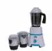 OQUA Platinum 600 W Mixer Grinder with 3 Jars with Overload protection Safety, White & Blue