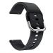 LIDDU Silicone Smart Watch Strap for Zebronics 5220 CH (Black)