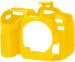 IJJA D7500 Camera silicon protective rubber body cover for Nikon D7500 Camera Camera Bag (Yellow)