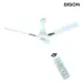 BISON ATMOS WINK 1200mm Energy Saving BLDC Ceiling Fans with Remote Control | Energy Saving, High Air Delivery and LED Indicators, EXQUISITE Design| 2 Year Warranty (Ivory & Black)