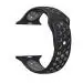 RUPELIK (Nike Button 44mm Strap Black(Dot Grey) Soft Silicone iWatch Strap Series 7,6,5,4,3,2,1/SE Compatible For Strap 44mm/42mm/45mm Smart Watch Strap Black(Dot Grey)