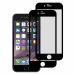 Kite Digital iPhone 6 Plus/6s Plus Matte Finish (Black) Tempered Glass Screen Protector with Edge to Edge Coverage - Easy Installation Kit (Pack of 2)