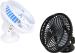 Home Tree 2700 mm Energy Saving 3 Blades Table Fan, Black And White (Pack of 2)