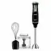 INALSA Robot Inox 750CS, 750W Hand Blender with Powerful Super Silent DC Motor| Chopper & Whisker|Variable Speed & Turbo Function| Detachable Stem, Black/Silver