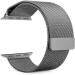 RUPELIK (Chain iWatch 44mm Black) Stainless Steel Megnatic iWatch Strap Series Ultra, Series 8,7,6,5,4,3,2,1/SE Compatible For Strap 49mm/45mm/44mm/42mm Smart Watch Strap (Black)
