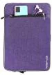 Stysol Purple Denim 14-15 Inch Laptop Sleeve Case Cover With Charger Pouch For Macbook Pro Stream Hp Pavilion14, Lenovo Yoga 910 920 C930, Lenovo Flex 14