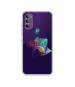 Casotec Vector Girl Design Printed Silicon Soft TPU Back Case Cover for Motorola Moto G71 5G