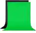 VTS 8 X12 Ft Green Black Backdrop/Background Lekera Photo Light Studio Photography Background Combo for TikTok YouTube Ring Light Photography Background(Pack of 2)(Green, Black)