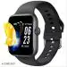 YOUSHEE TECH Smartwatch Touch Screen Smart Fitness Band Watch with Heart Rate Activity Tracker Waterproof Body Smart Watch(Black)