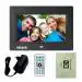 Miracle Digital 8 inch IPS Digital Photo Frame with High Def Screen, USB Disk Card, Remote Photos Slide Show, Video Audio, Support SD Built in 8 GB Memory and 2GB RAM 180 deg Wide Angle Viewing