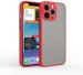 KrKis Apple Iphone 13 Pro Red Rubber Camera Bump Protector Back Cover