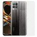 Kite Digital Realme 8i Back Screen Protective Film Carbon Fiber Skin Transparent Screen Guard Sticker (Pack of 3)