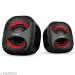 AZIM INFOTECH's Artis MINI 2.0 USB Multimedia Speaker, Black And Red