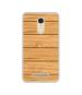 Casotec Wooden Texture Pattern Design Printed Silicon Soft TPU Back Case Cover for Mi Redmi Note 3