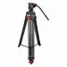 Digitek Black Aluminium Dptr-600 Vd, 163 Cm Heavy Duty Video Tripod With 2 Way Adjustable Pan Head For Dslr Cameras, 20 kg