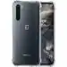 Fastship Rubber Back Cover for OnePlus B08695ZSP6 / 1+ Nord - Transparent