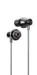 Ubon UB-1001 Metal Design Wired Earphones Tangle Free with Stereo Sound & Inline Mic Wired Headset (Grey, In the Ear)