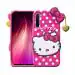 TRIFTY Pink Silicone 3D Trending Cat Design Hello Kitty Girls Back Cover for Redmi|MOBILE COVER|COVER|BACK COVER|MOBILE CASE|FLIP COVER