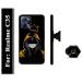 BUDDHU Attitude Girl Printed Hard Back Case Cover with Mobile Holder, Pop holder, Pop socket for Realme C35