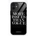 COVERS CART - More Issues than Vogue (Black) Glass Back Case for iPhone 12