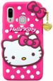 Aviaaz Samsung Galaxy A20 Hello Kitty Pink Silicon Back Cover