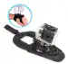 Tech Gear 360 Degree Rotation Glove Style Band Wrist Strap Mount Strip Belt for GOPRO Hero 6/5/ 5 Session/ 4 Session/ 4/3+/ 3/2/ 1, Xiaoyi and Other Action Cameras, with Long Handle Screw