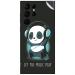 GADGETSWRAP Printed Vinyl Skin Sticker for Samsung Galaxy S22 Ultra - panda-headphones