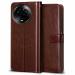 MAHTOX Flip Cover for OPPO Realme C1 (Brown, Hard Case)