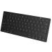 TECPHILE Reasonable Black Square Bluetooth, Wireless Keyboard - 29 x 13 x 2 cm
