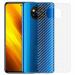 Kite Digital Redmi Poco X3 Back Screen Protective Film Carbon Fiber Skin Transparent Screen Guard Sticker (Pack of 2)