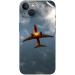 GADGETSWRAP Printed Vinyl Skin Sticker for iPhone 15 Plus - Plane From Low Angle
