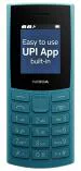 Nokia 106 4G Keypad Phone with 4G, Built-in UPI Payments App, Long-Lasting Battery, Wireless FM Radio & MP3 Player, and MicroSD Card Slot | ocean blue