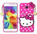 ALOIN Silicone Hello Kitty Rubber Back Cover Case Compatible with Samsung Galaxy G360/Core Prime (Pink)