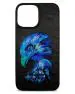 TREEMODA Nimmy Eagle Black Leather Case with Embroidery Anti-Slip Scratch Resistant Protective Cover for Iphone 13 Pro.