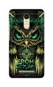 Tweakymod Printed Evil Owl Back Cover for REDMI NOTE 3