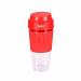 BOSS USB Portable Blender Bottle for Smoothie, Milk Shakes and Juice, USB Rechargeable Battery with 30 Watt Motor, 500 ML, built-in Jar, Red