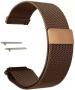 JOBINKA 19mm Magnetic Chain Strap Compatible with Noise Colorfit Pro 2/Oxy/Pulse/Boat Storm Smart Watch Strap (Brown)