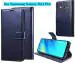 Bluetronic Samsung On 7 Blue Leather Dual Protection Flip Cover l Mobile Cover l Mobile Accessories l Case