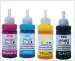 INK POINT Epson L380, L130, L110, L210, L220, L310, L360 Multicolor Ink Bottle 100 ml pack of 4