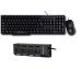 ZEBRONICS Judwaa 750 Wired Keyboard Mouse + 150 HB USB HUB Combo Set (Black)