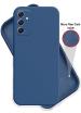 HUPSHY Back Cover For SAMSUNG Galaxy M34 5G::SAMSUNG M34 5G (Blue, Flexible, Silicon, Pack Of: 1)
