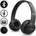 G2L P47 Bluetooth Headphone Extra Bass Wireless Headphones Bluetooth Headset Bluetooth & Wired Headset (Black, On the Ear)