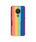 Casotec Rainbow Design 3D Printed Hard Back Case Cover for Nokia 7.2