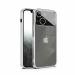 Star Craftune Back Case Cover Compatible for Apple iPhone 13 5G | Camera & Lens Guard Protection | Soft Clear Case | Ultra Thin | Side Electroplated | Silver