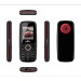 MTR PEAR P2163 (Black,Red) Phone Basic Keypad Phone,1.77 INCH Display,1100 MAH Battery,Contains Many Indian Language,Vibration,Dual SIM,FM Radio,MP3/MP4 Player