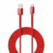 Portronics Konnect X Unbreakable Nylon Braided USB A to Type C Cable with 6Amp Output, Super-Fast Charging for iPhone 15, MacBook, iPad 10, Samsung Galaxy S23 & other Type C Smartphone & Devices(Red)