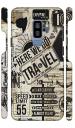 YAPZONE | Designer Back Case Cover for Samsung Galaxy S9 Plus / S9+ | Here We Go Travel |